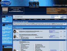Tablet Screenshot of forum.shrapnelgames.com
